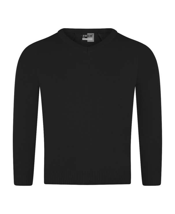 Knitted V-Neck Jumper