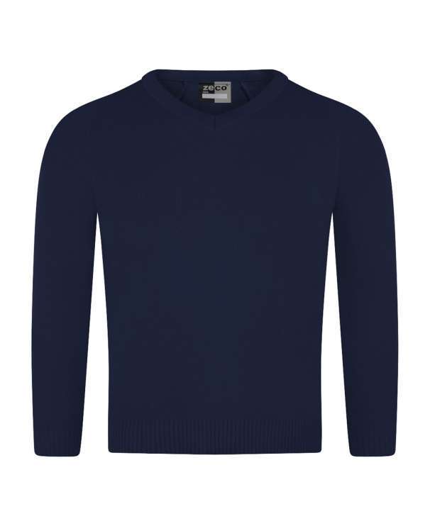 Boys Knitted V-Neck Jumper