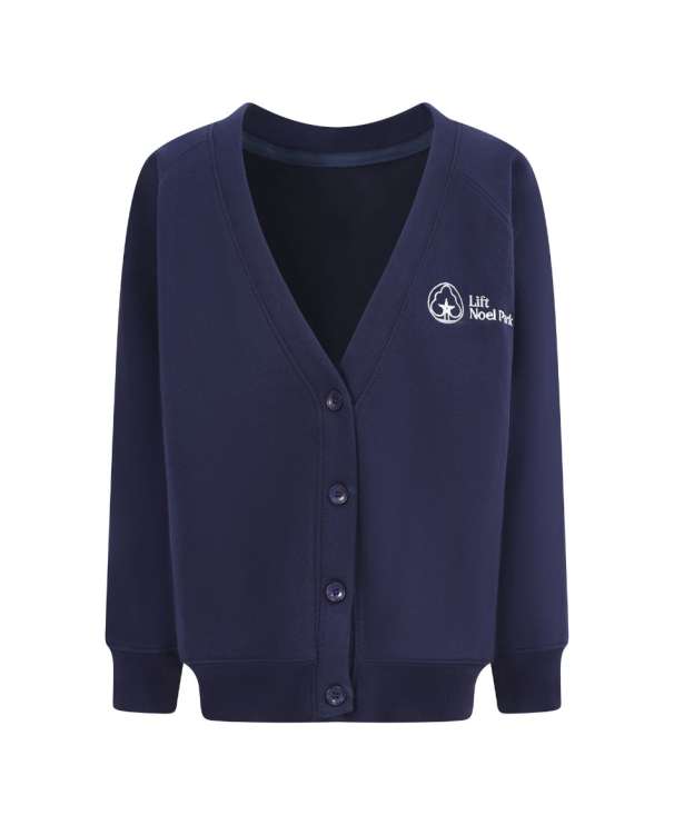 Girls Sweatshirt Cardigan Emb Logo