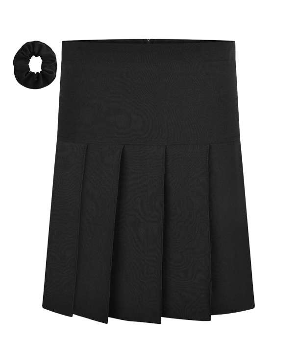 Stretch Pleated Skirt